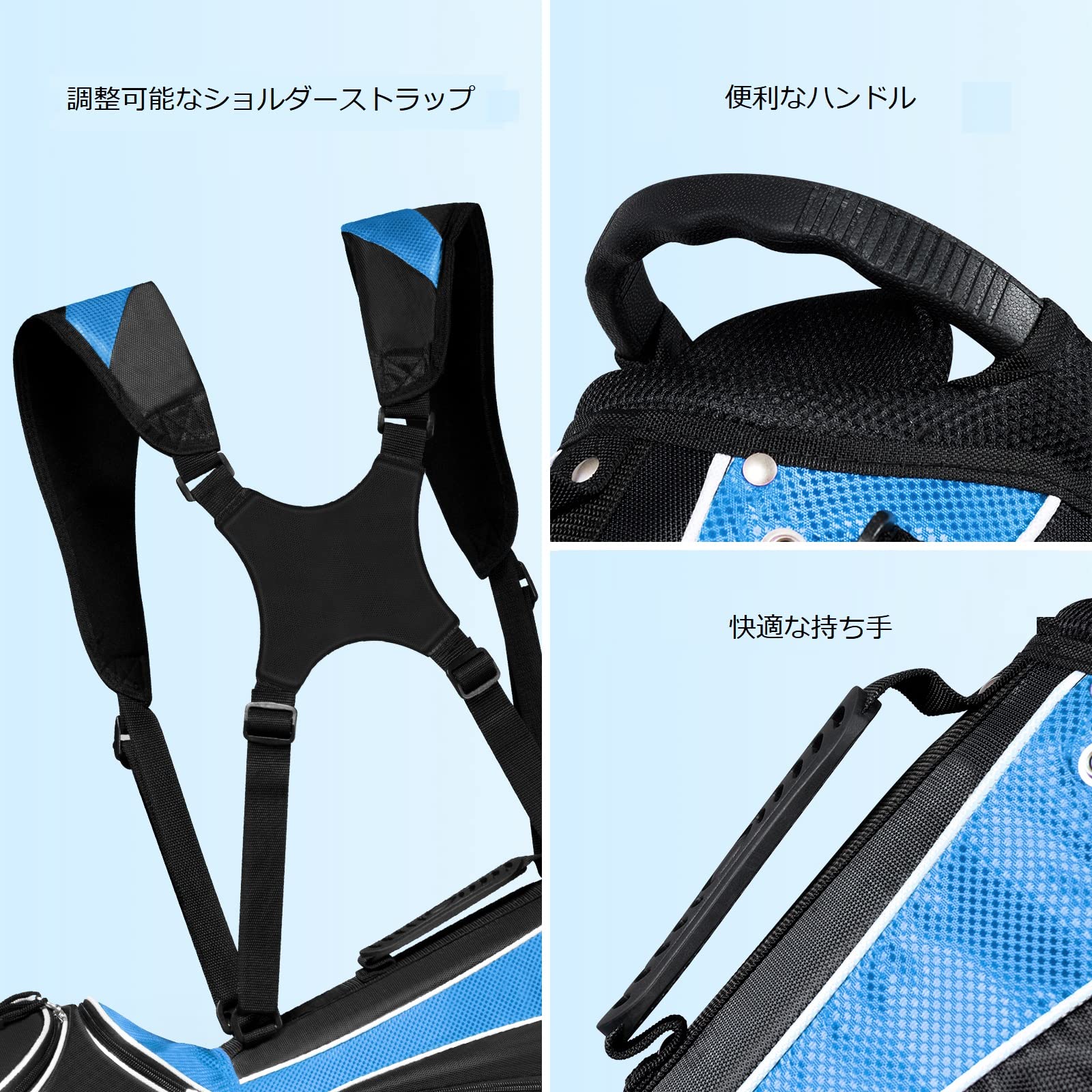 パルマックスキャディーバック　青色 パルマックスキャディーバッグ | 株式会社 K'S GOLF