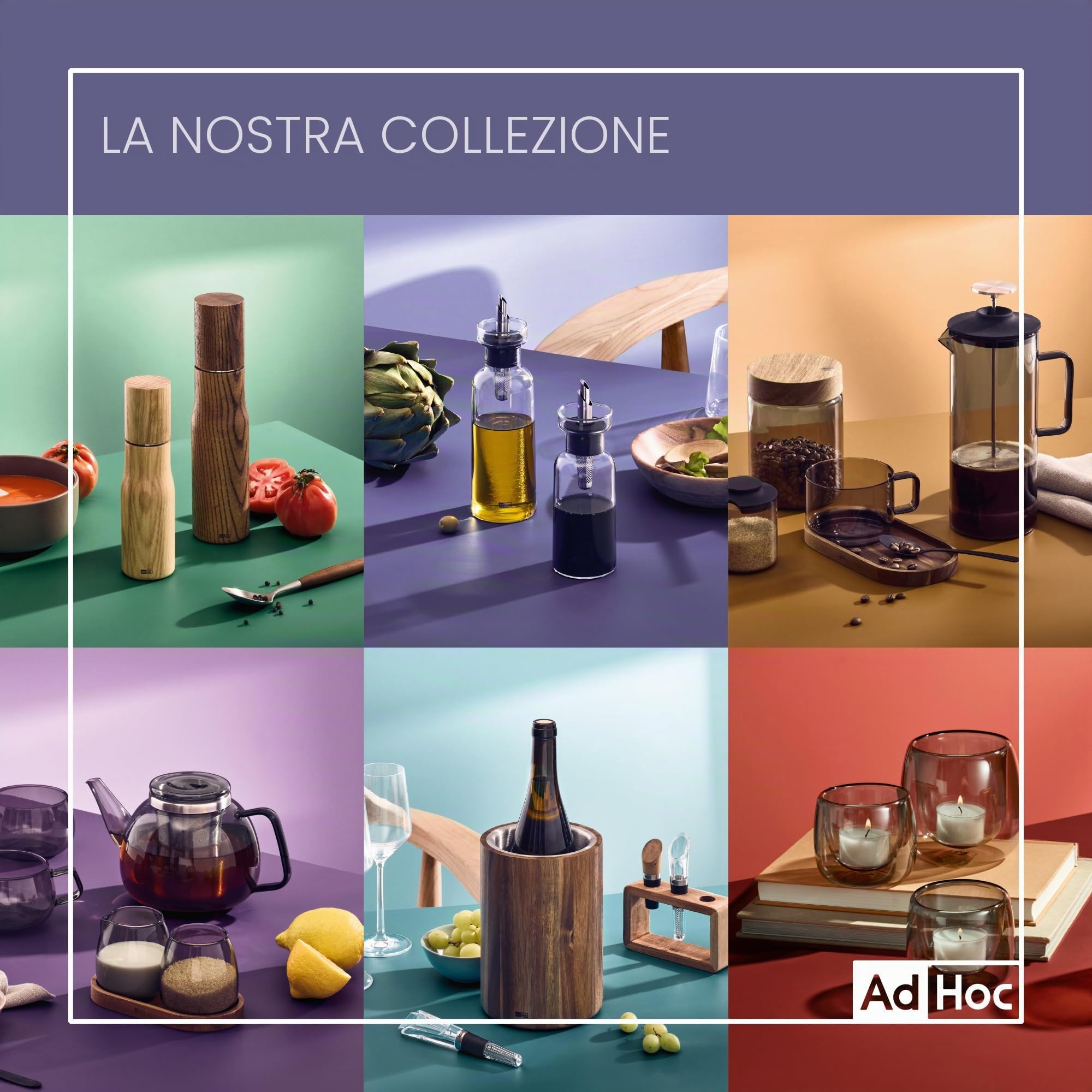 AdHoc AromaPour - Bottiglia in vetro per olio e aceto, 300 ml, dosatore filtrato antigoccia, per olio e aceto, lavabile in lavastoviglie,