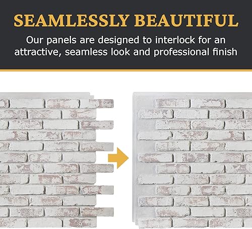 Miniatura 7 de Paneles texturizados de pared de ladrillo sintético de poliuretano de alta densidad para decoración interior y exterior  Paneles de ladrillo