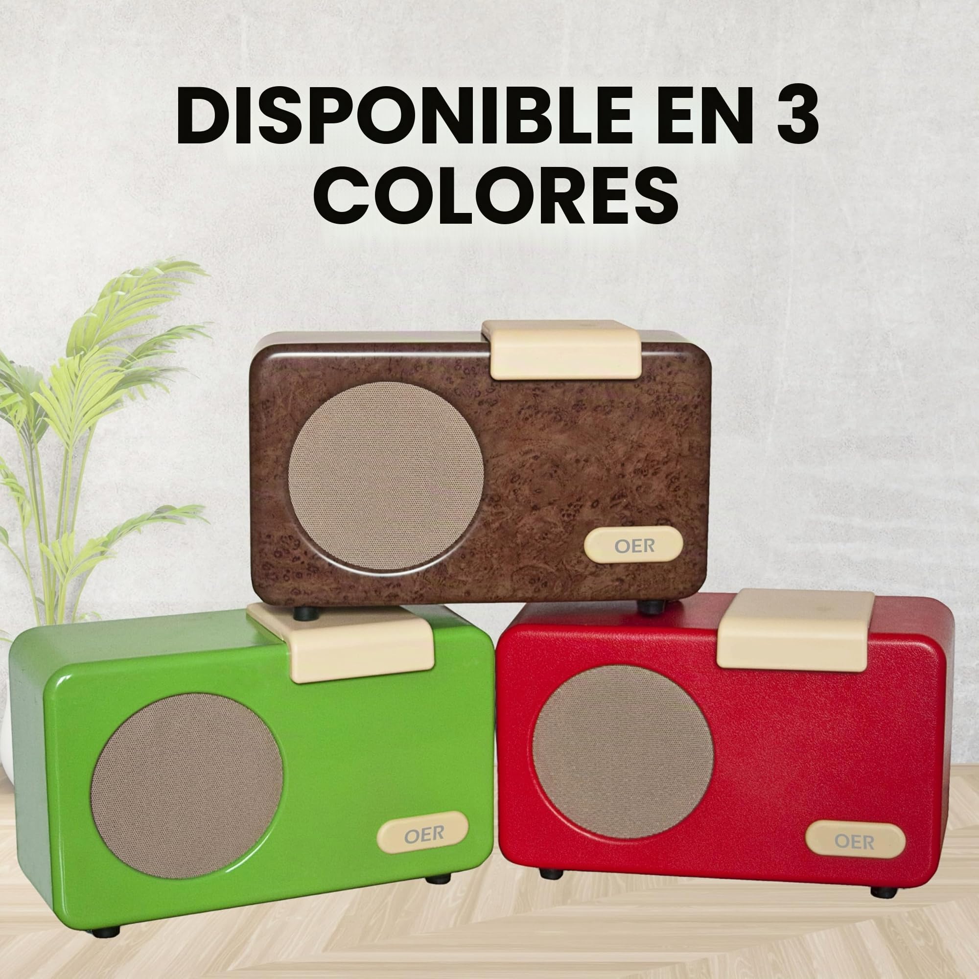 Reproductor de música OER, caja de música para pacientes con demencia, radio para personas mayores con fácil operación, especialmente para personas mayores con Alzheimer, ayuda para la demencia (rojo)