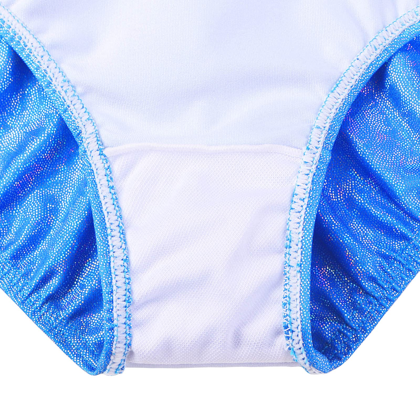 Niña Maillots de Gimnasia Mangas Largas con Lentejuelas en Tul — view 45