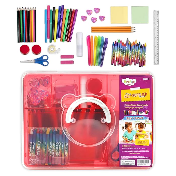 Buy Kraftic School Supplies Set Complete Back to School Supplies Kit