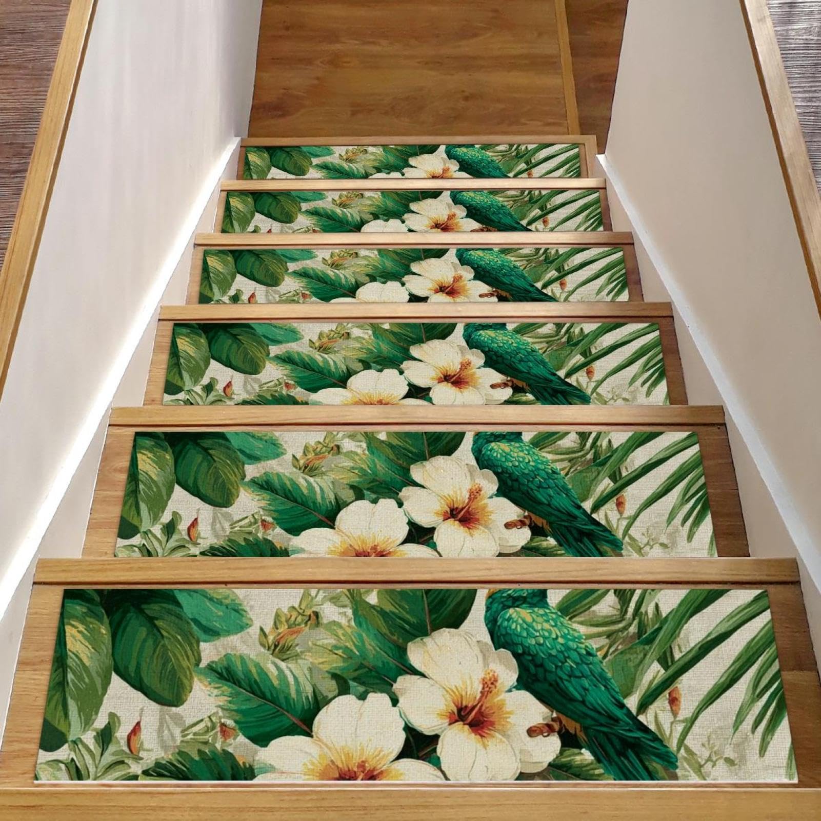 Tapis de marches d'escalier antidérapants lot de 15 protection bois intérieur