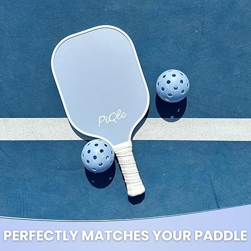 Miniatura 5 de Lindas bolas de pickleball rosadas, paquete de 3, bolas de pickleball de 40 agujeros para exteriores