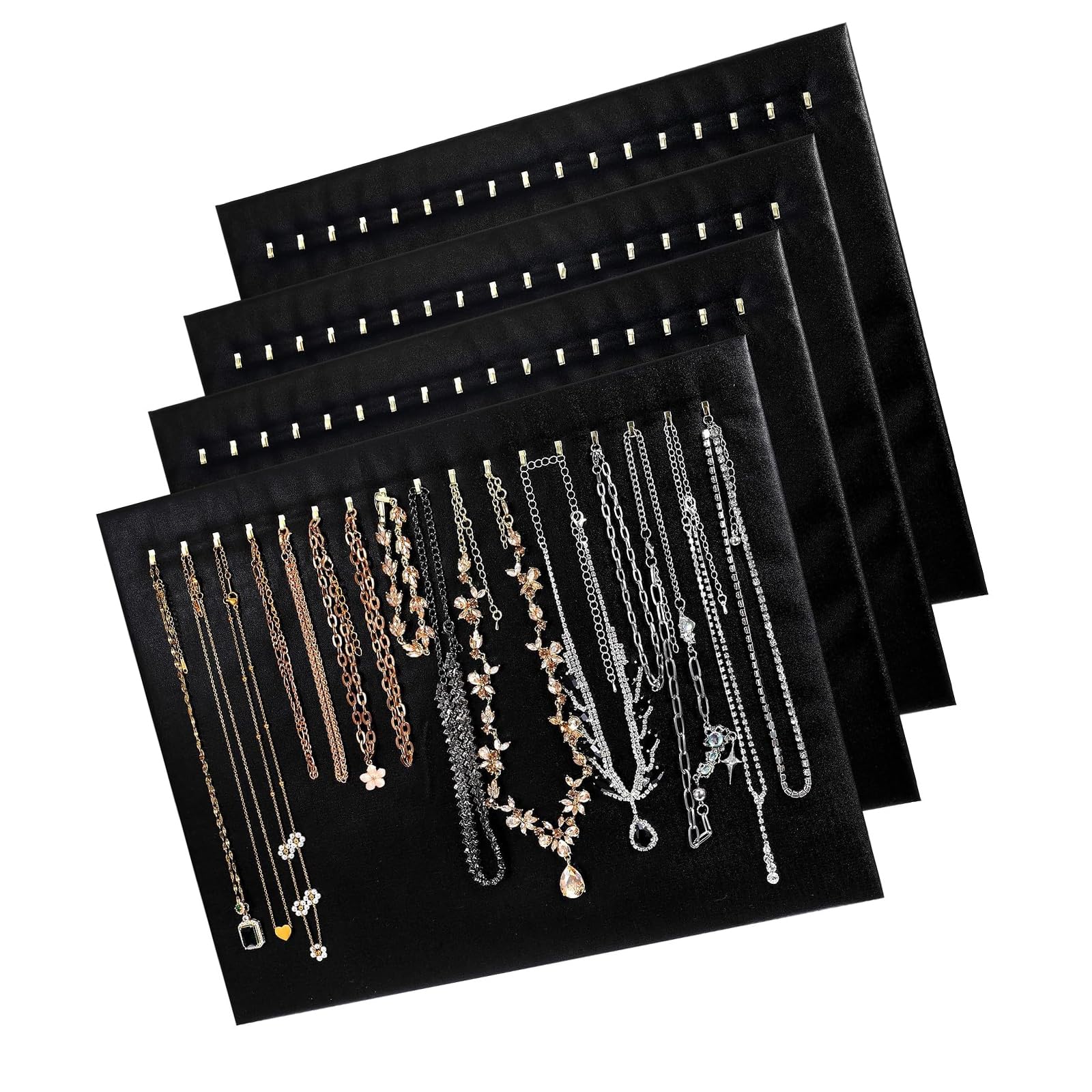 Support à bijoux noirs pour éviter les colliers emmêlés - 8