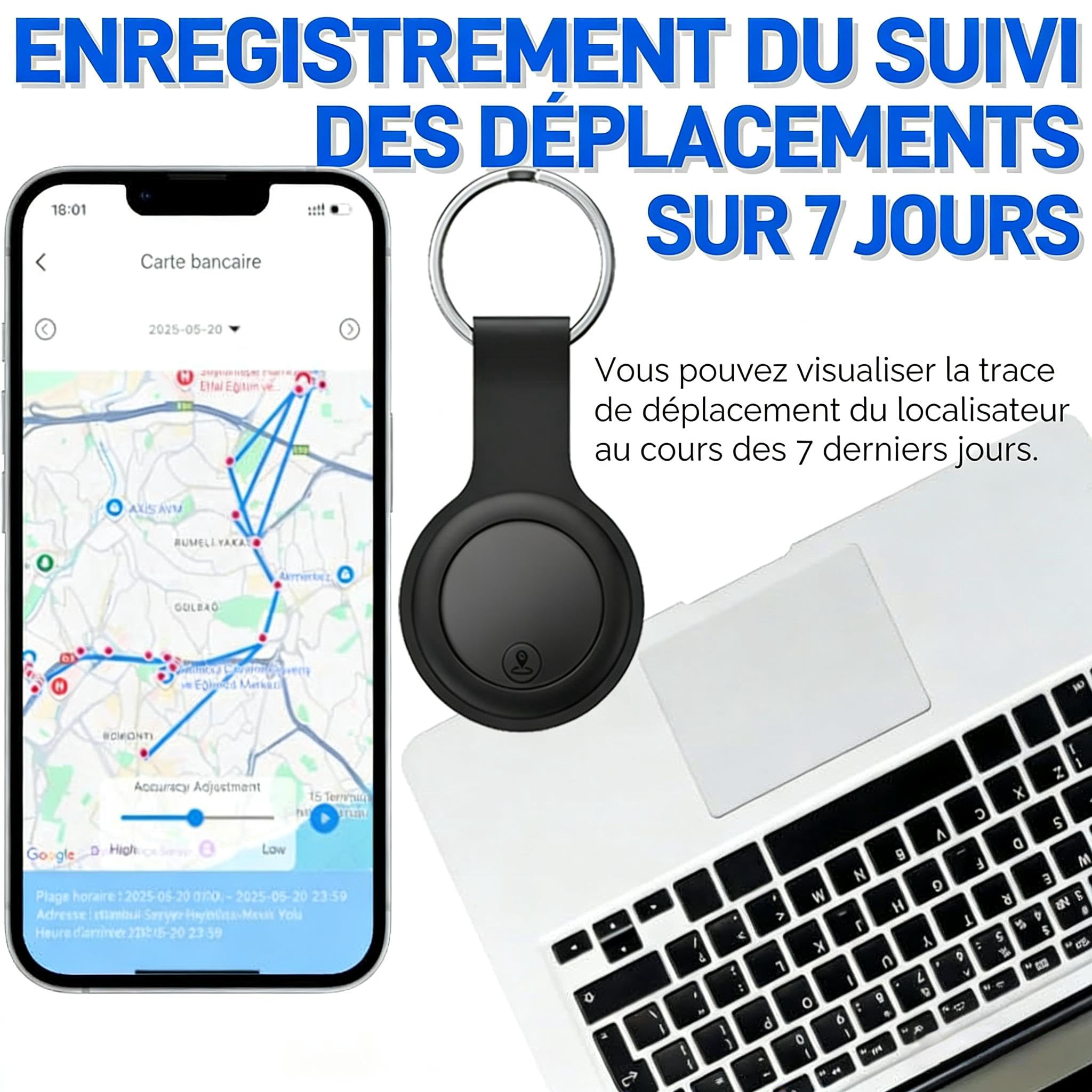 Localizador GPS para Coche GPS Coche localizador Rastreador 2026 Magnético Rastreador GPS,Seguimiento en Tiempo Real para vehículo,Niños, Mascotassin suscripción/SIM(Compatible con Android e iOS) — view 5