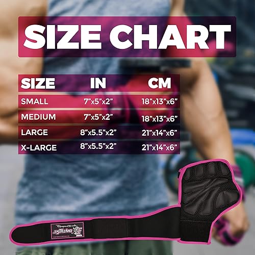 Miniatura 7 de ESTREMO Guantes de entrenamiento para hombres y mujeres, guantes de gimnasio para levantamiento de pesas para hombres con excelente agarre y soporte