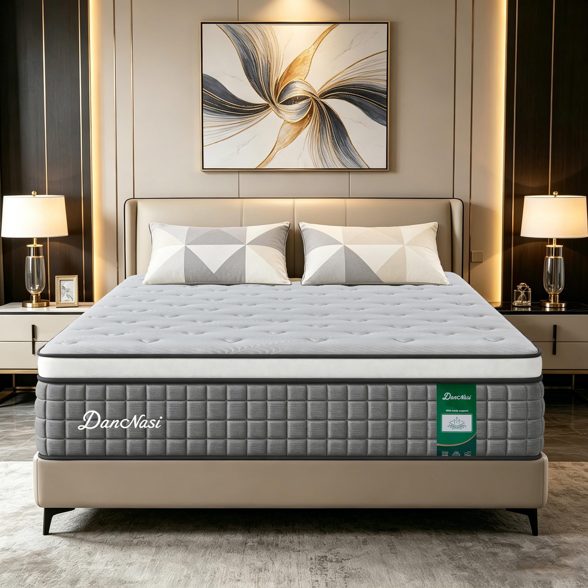 YIDATONG Queen Mattress 12 Inch Hybrid