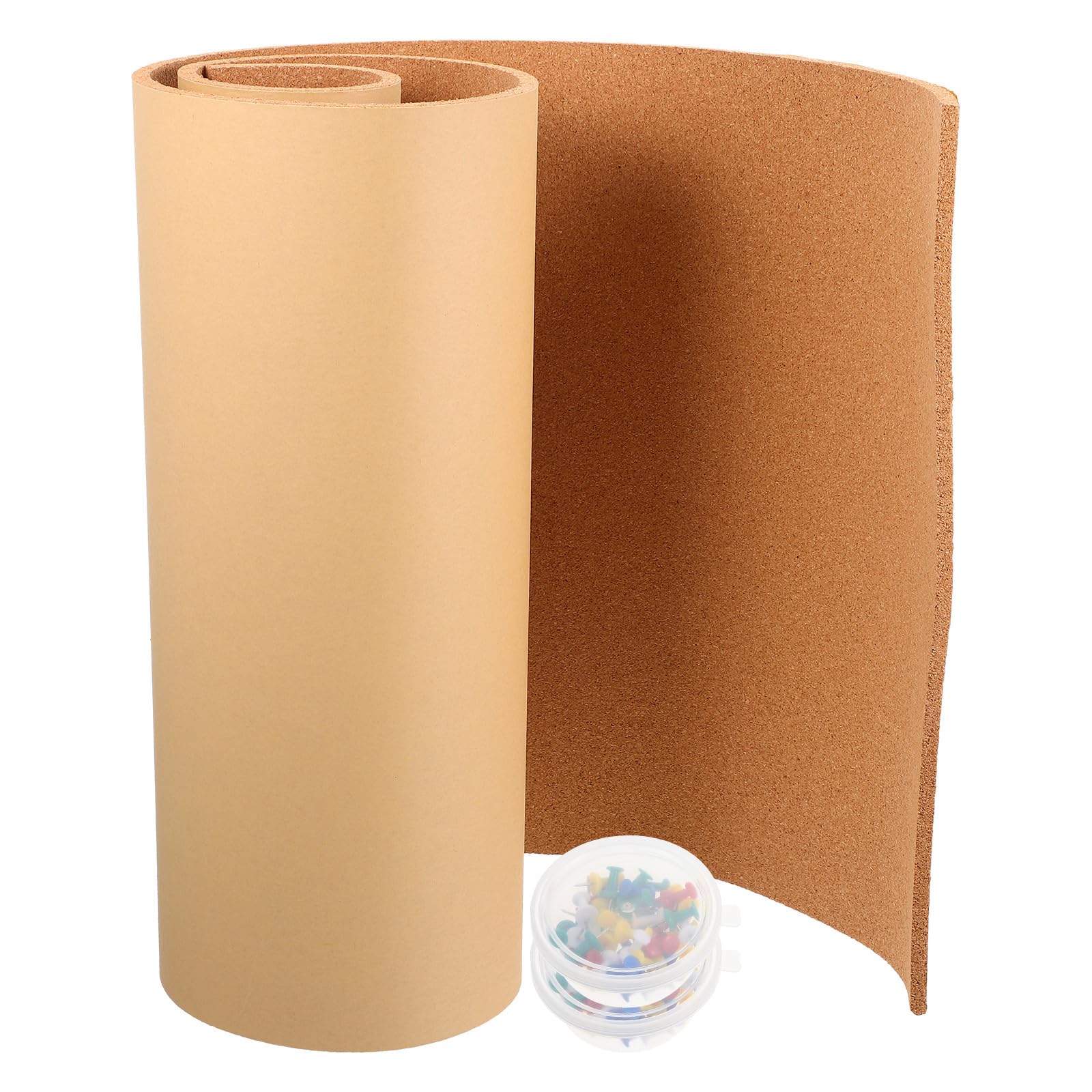 VALICLUD Tablero y para de Corcho Autoadhesivo Rectangular para Mensajes y Anuncios, Material Plástico Práctico y Multifuncional, Adecuado para Oficina y Hogar Oficina Hogar