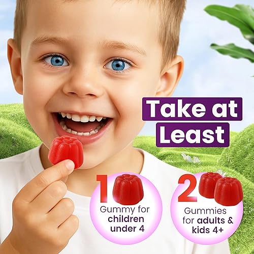 Miniatura 3 de Sambucus - Gomitas de saúco + vitamina C + zinc para niños y adultos, apoyo inmunológico X3, sabores naturales + ingredientes, veganas, sin OMG,