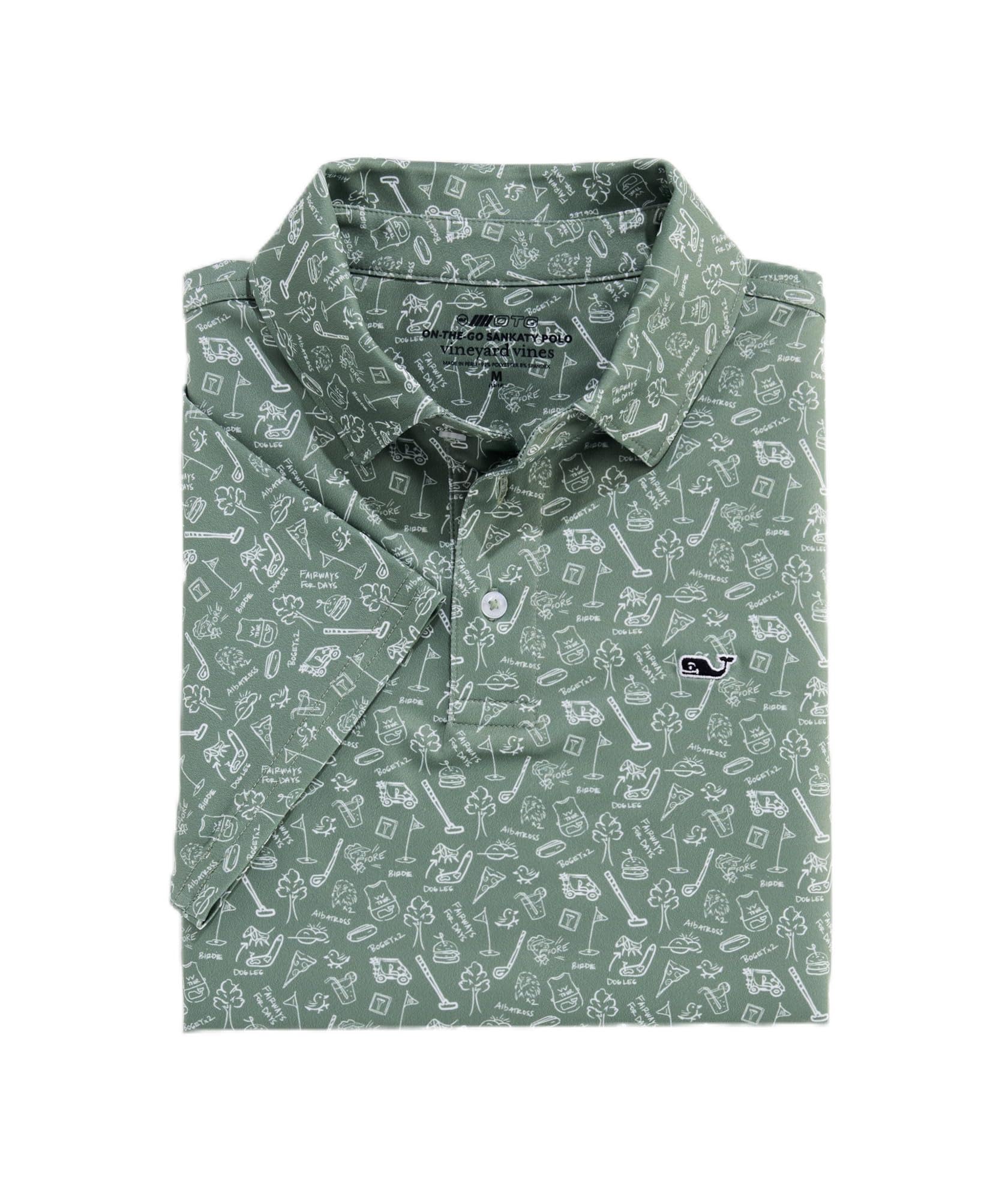 Vineyard Vines Boys' Printed Sankaty Polo