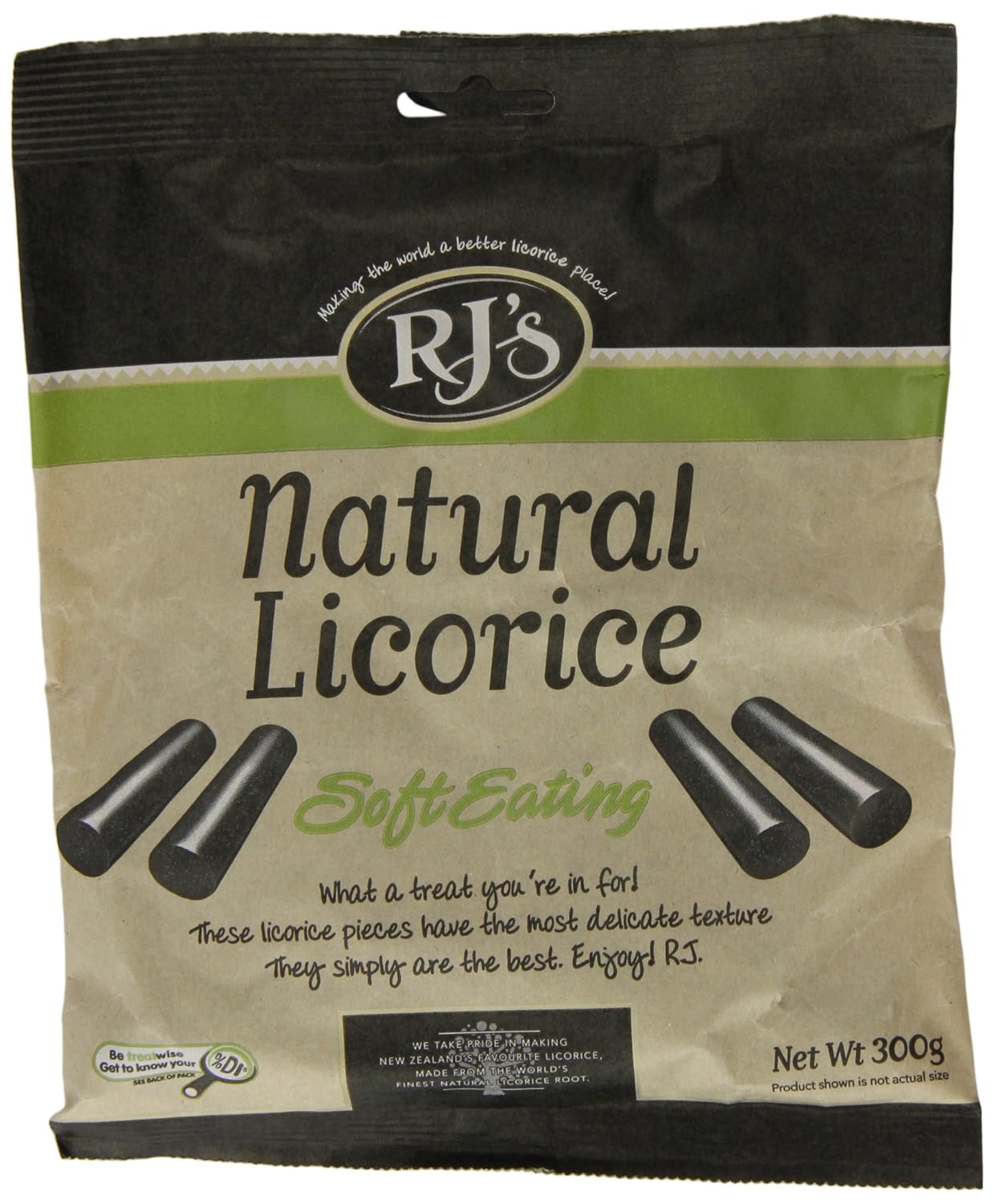 RJ Licorice Natural Soft Eating Licorice 300g Amazon.de Drogerie