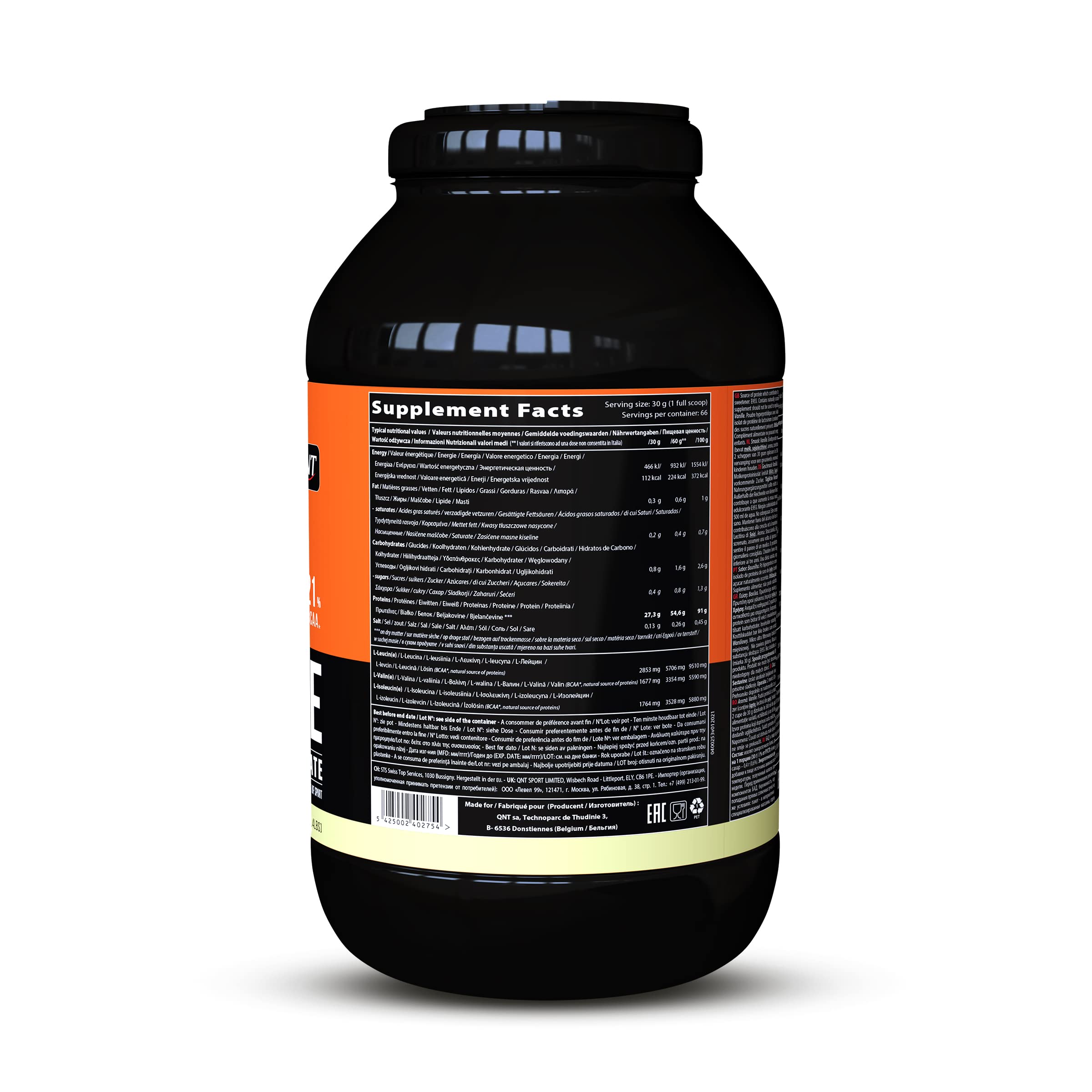 QNT Metapure Zero Carb Whey Isolate (2000g) Vainilla Proteínas