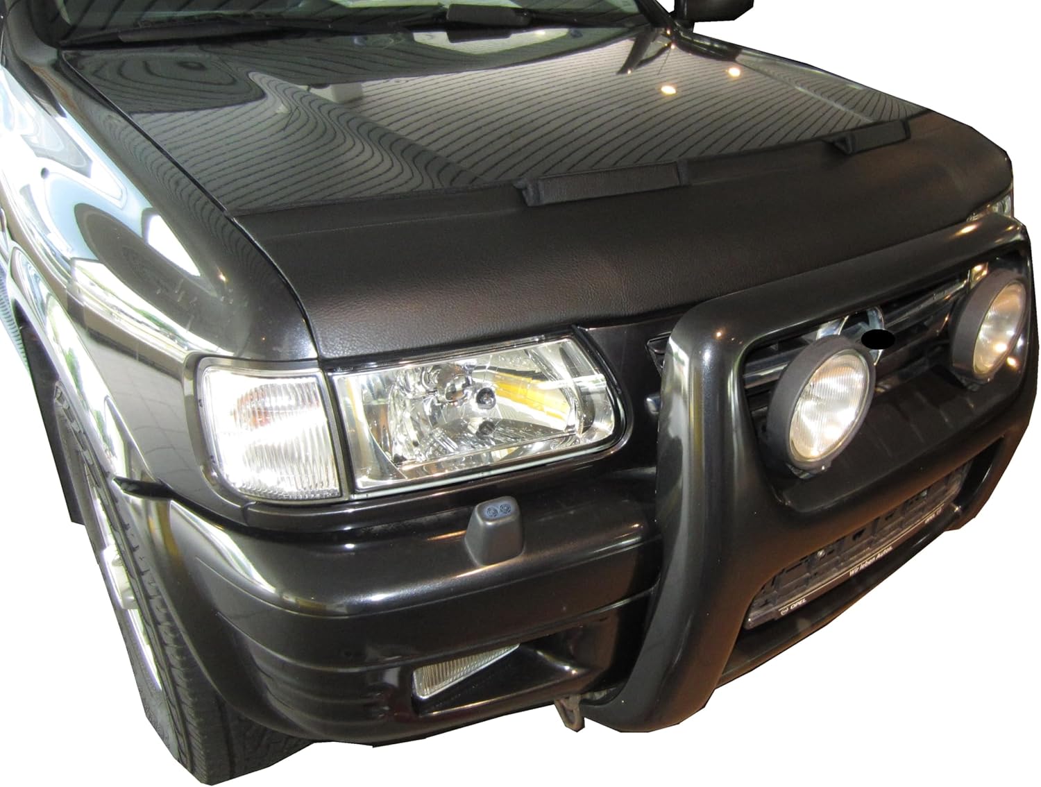 Custom CAR Hood Bra Compatible with Vauxhall - Holden - Opel Frontera, Isuzu MU - Rodeo - Amigo XS 1989-2004 First and Second Generation, Isizu AUV - Panher, Chevrolet Tavera, JMC Landwind X6 X9 2005