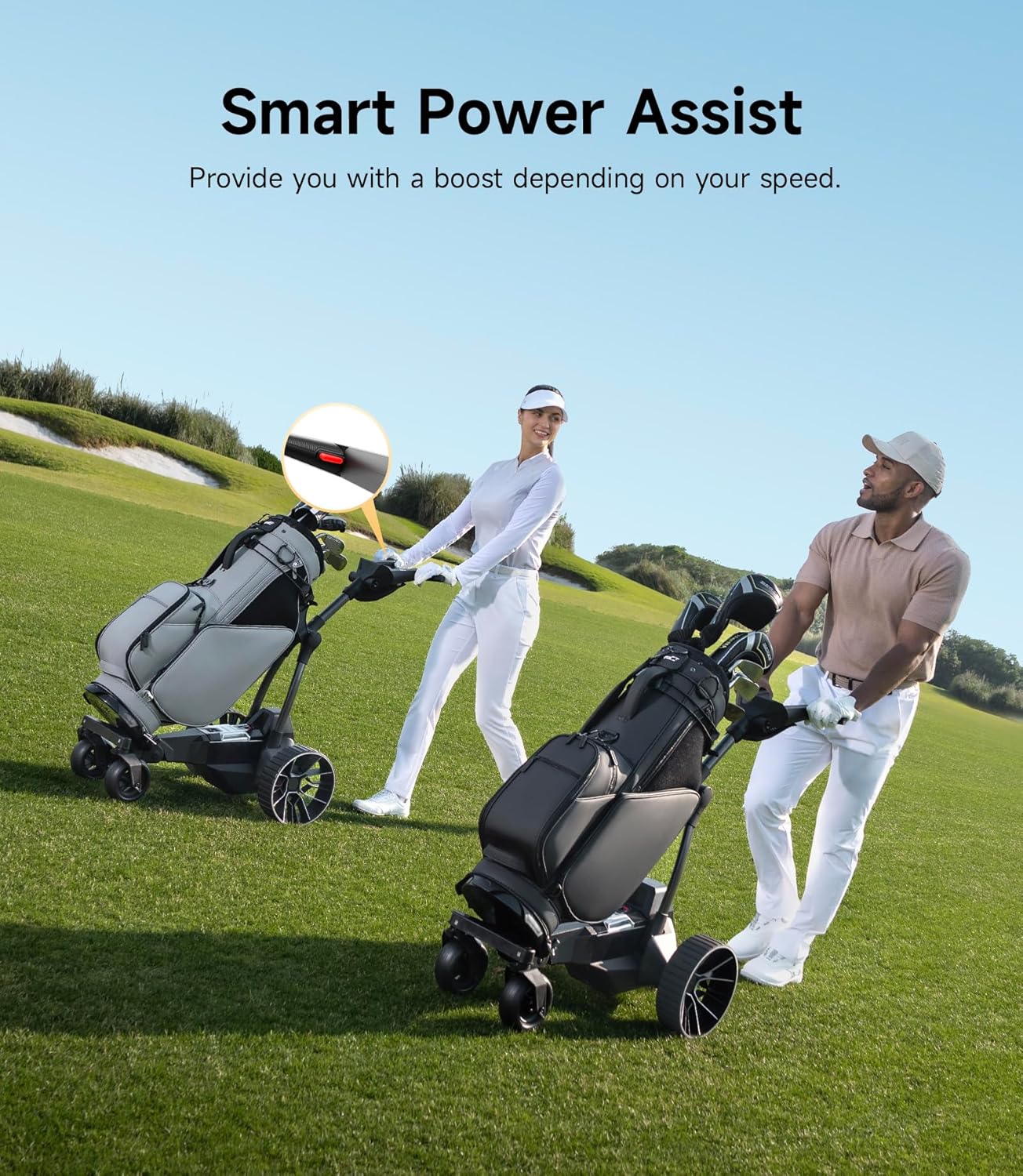 NAVEE Birdie 3X Smart Power Assist feature