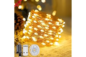 200 LED Fairy Lights for Bedroom, 66ft Waterproof Warm White String Lights