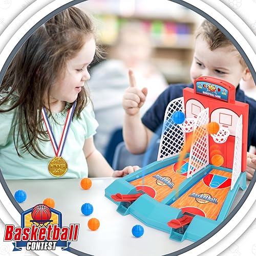 Miniatura 7 de LovesTown Juego de baloncesto de mesa, juego de tiro de baloncesto, juego de baloncesto de escritorio para adultos, oficina, alivio del estrés,