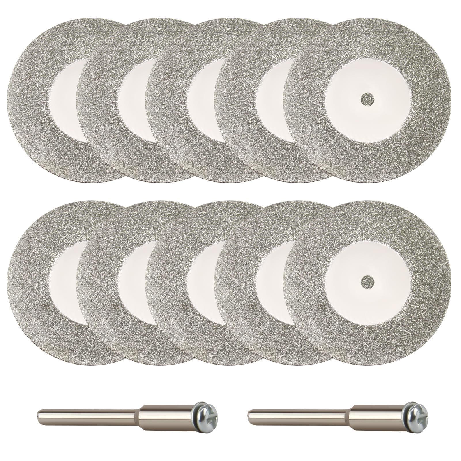 Powertool - Disque De Coupe Diamant De 10,2 Cm - Mini Disque De Coupe De Verre, Meulage De Verre, Pierre Plate Pour Résine, Métal, Bois, Pierre