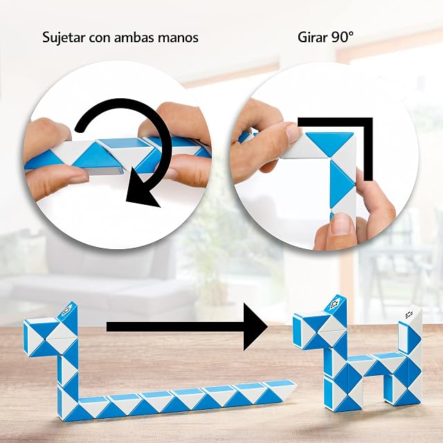 Foto 8 de 8 de CUBIDI® Serpiente Mágica de Bloques, 24 Piezas - Naranja