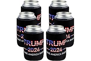 Patriotic Can Cooler Sleeves for July 4th Festivities