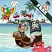 Puzzles de pirates pour les bambins et enfants! Jeux éducatifs de puzzle : Découvrez la baie de pirate! GRATUIT