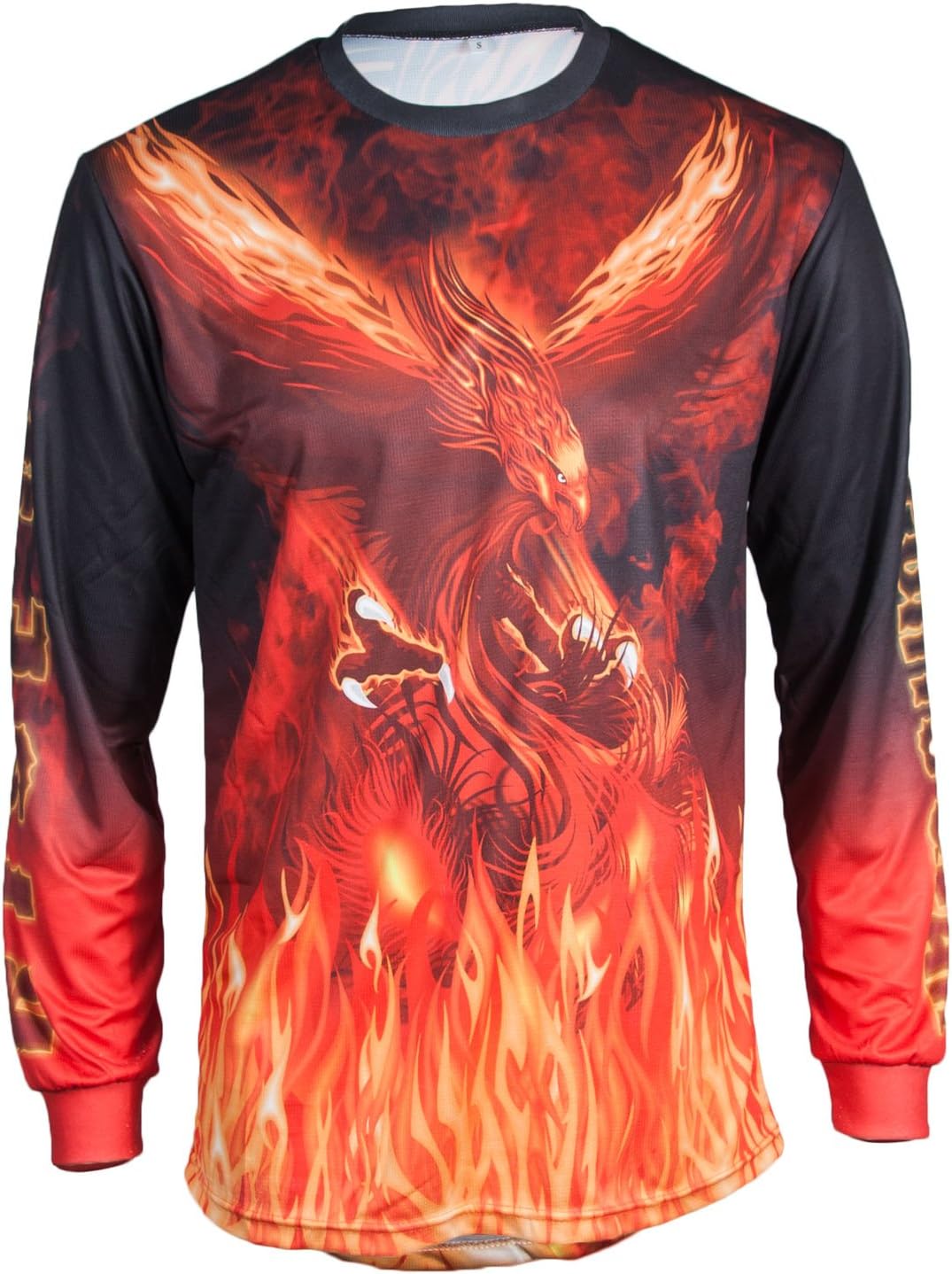 Men’s Dirt Bike Shirt and Motocross Jersey, Longsleeve MX Gear for BMX and MTB Riding, Adult Sizes XS-3XL