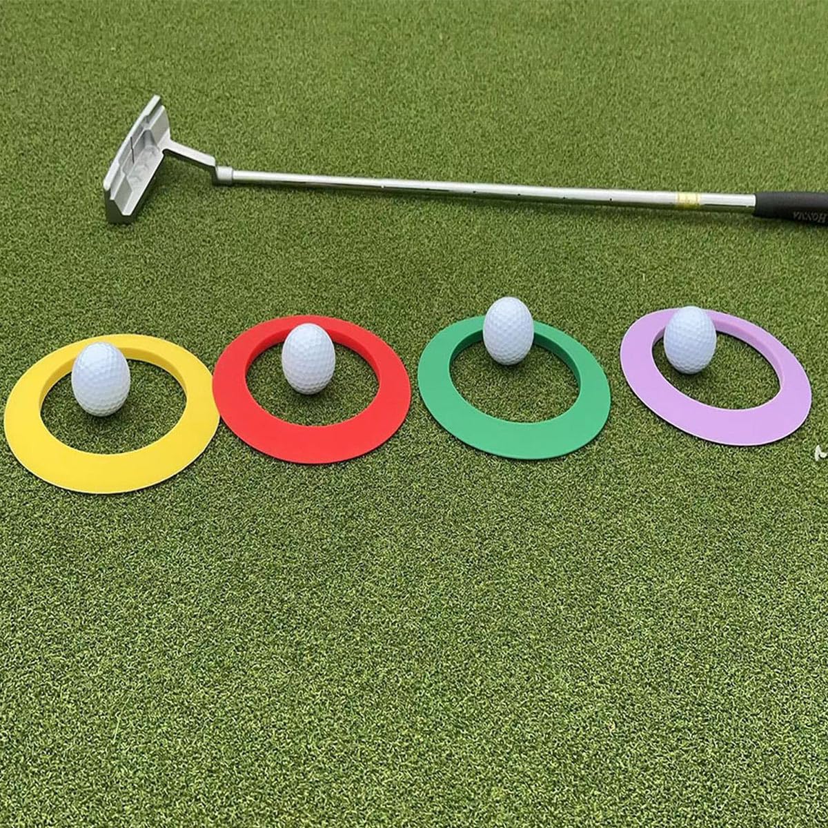 Anello per buca da Golf 3 Pezzi, Tazza da Golf da Interno, Outdoor