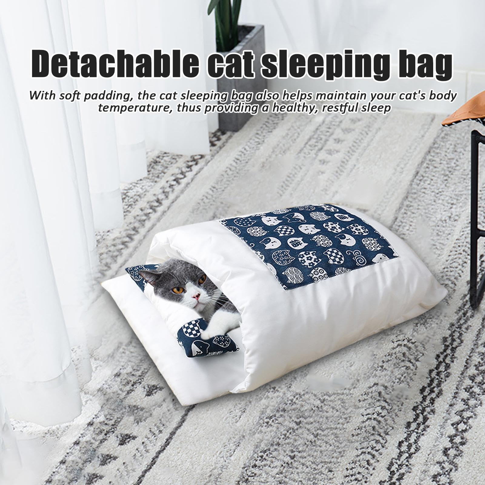 Cama para Gatos – Forro Polar iglo Hideaway | Saco de para Gatos | Cama cálida para Mascotas | Camas Lavables para Gatos | Manta para Gatos y Cachorros | Saco de Cama para Gatos | Cama para | Cama cálida para mascotas | Camas lavables para gatos | Manta p