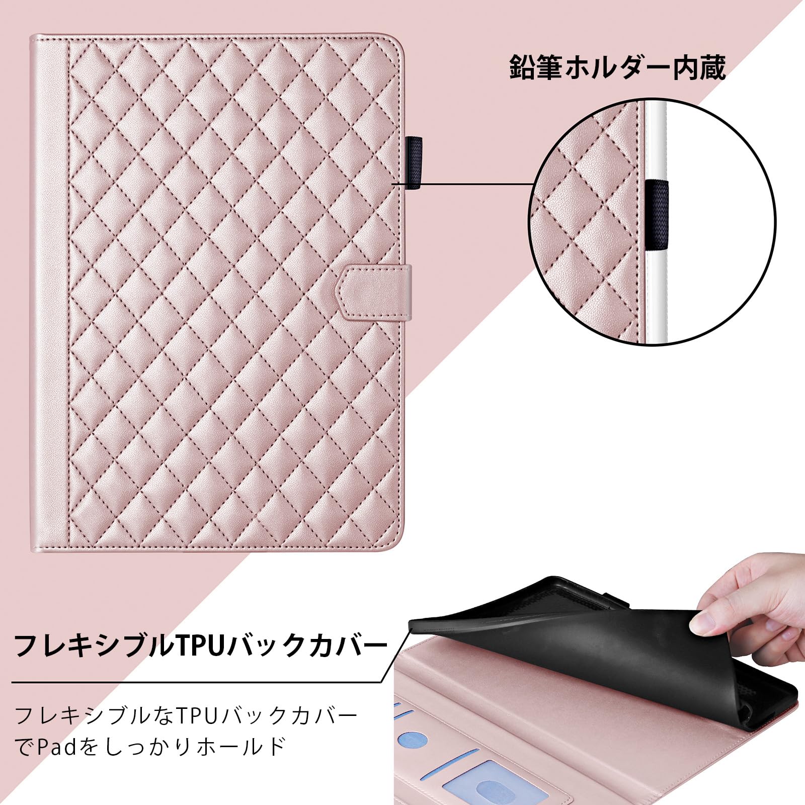 Kitzomi for ipad air 13インチ ケース (M2) ipad pro 13インチ