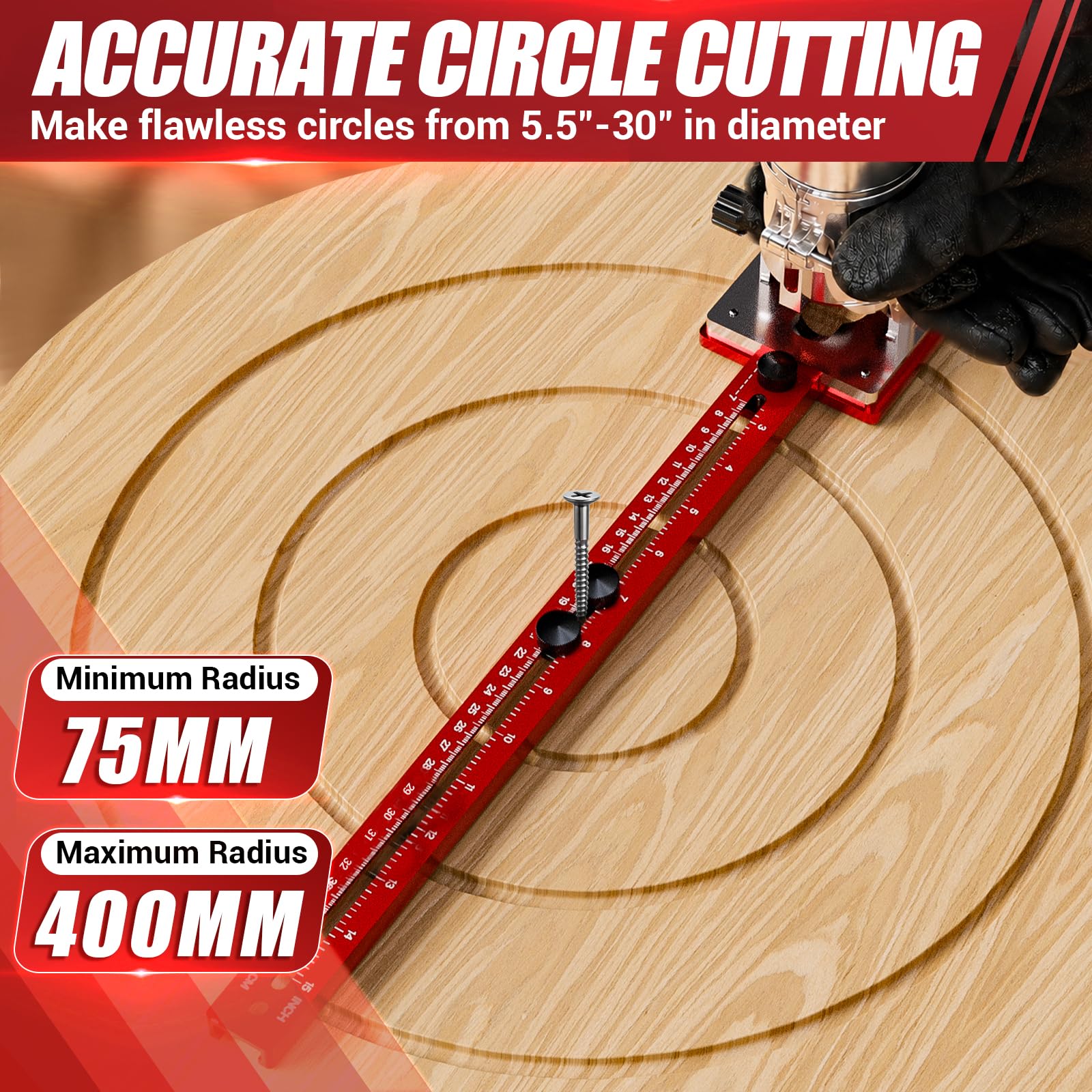 Router Circle Jig - Precise Woodworking Cuts -3 Router Circle Jig - Precise Woodworking Cuts -3