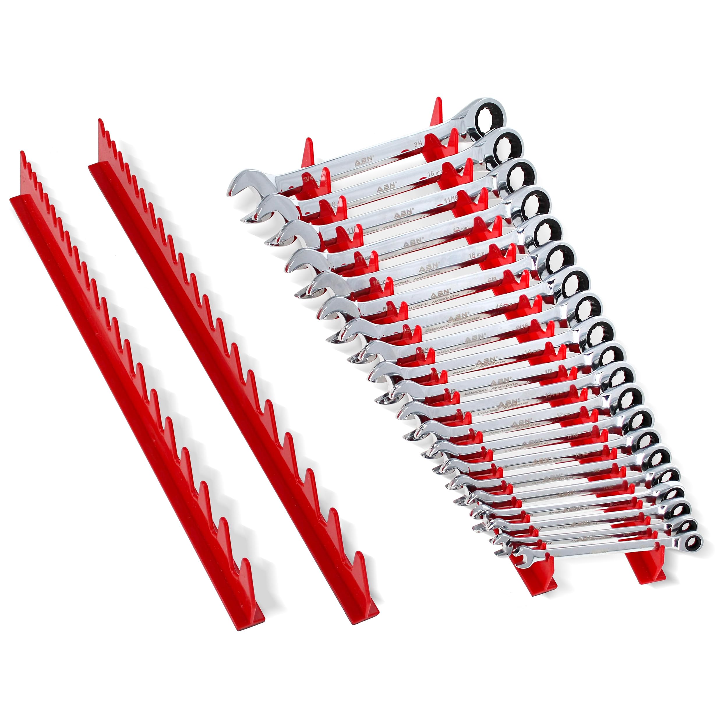 Snapklik.com : Magnetic Wrench Organizer - 4 Piece Tool Box Drawer ...