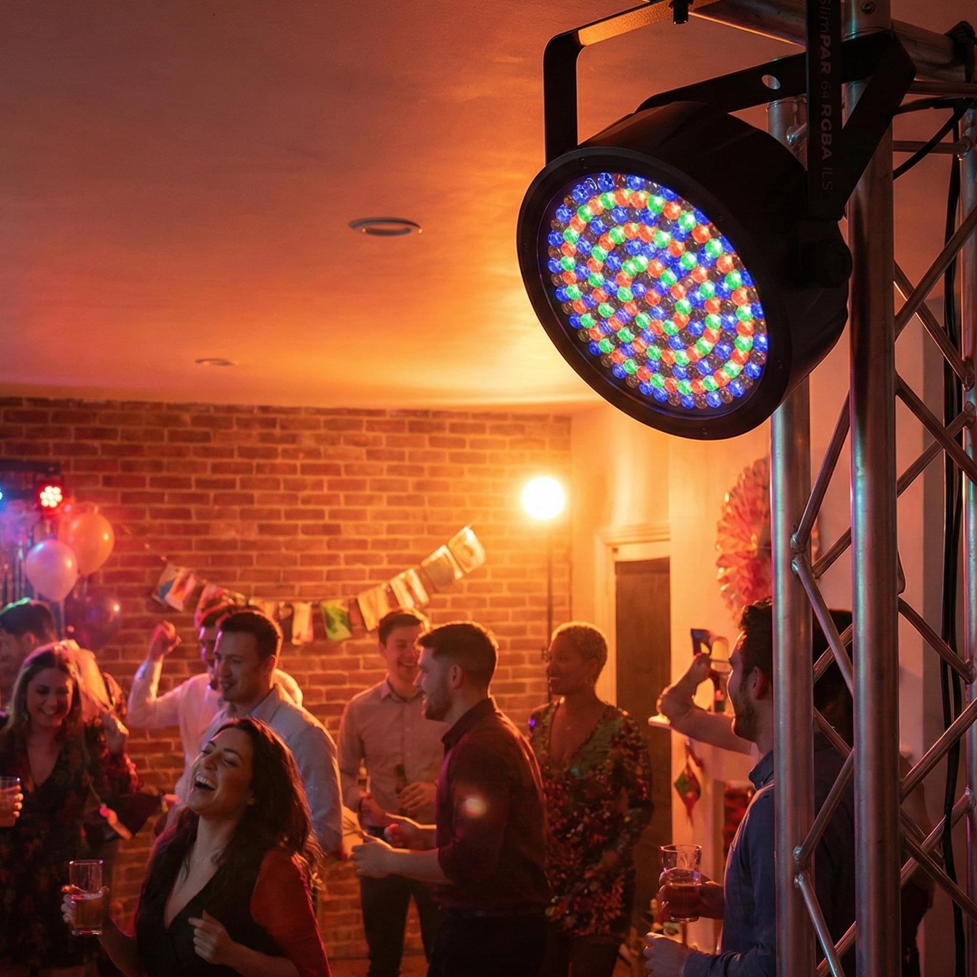 Amazon.com: CHAUVET DJ SlimPAR 64 RGBA ILS LED Wash Light Bundle