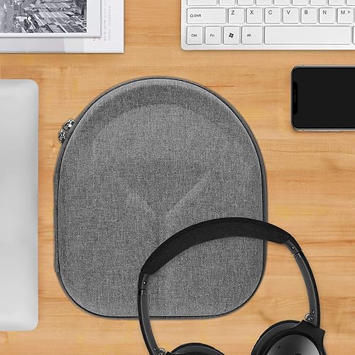 Miniatura 6 de Geekria Shield - Funda para auriculares planos sobre la orejasobre la oreja, bolsa de transporte de viaje de repuesto con almacenamiento de cables,