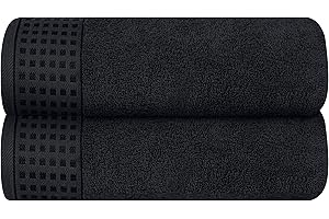 GLAMBURG 2 Pack Oversized Bath Towel Set