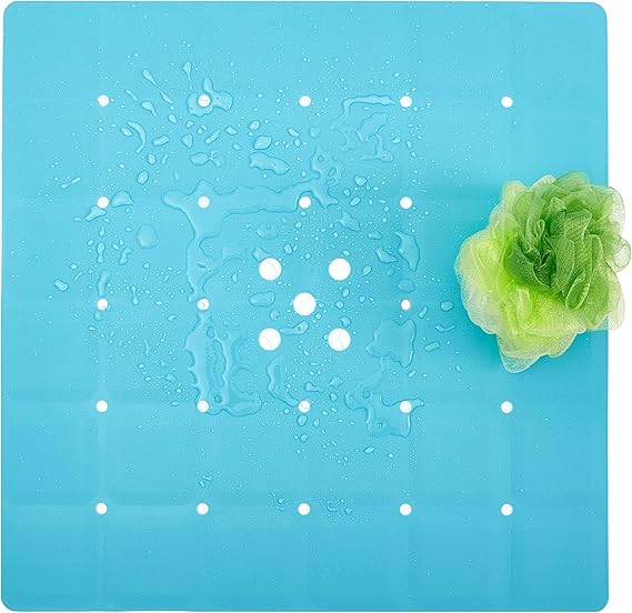 os Shower Mat Non Slip Silicone Foldable no Suction