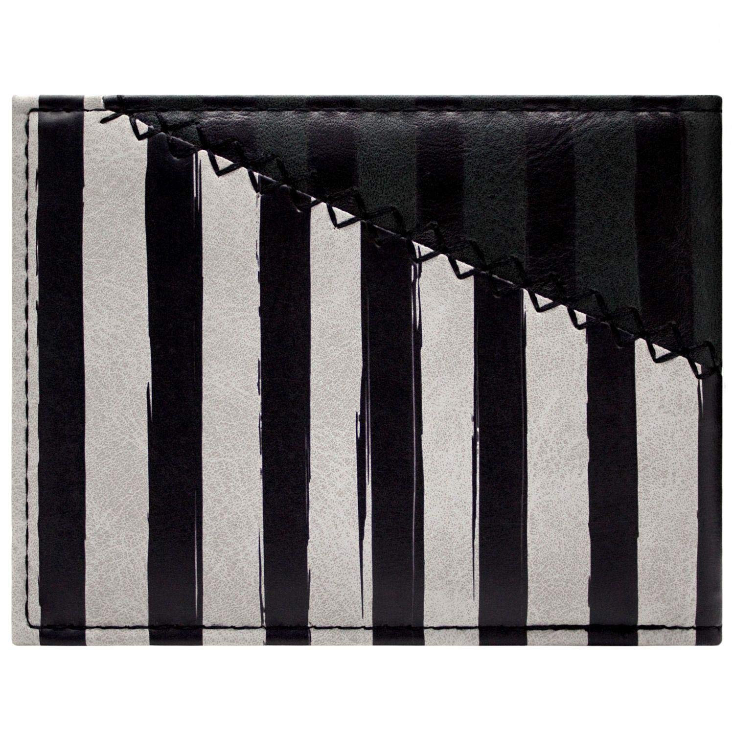 Nightmare Before Christmas Jacks Tenue rayée Portefeuille Noir