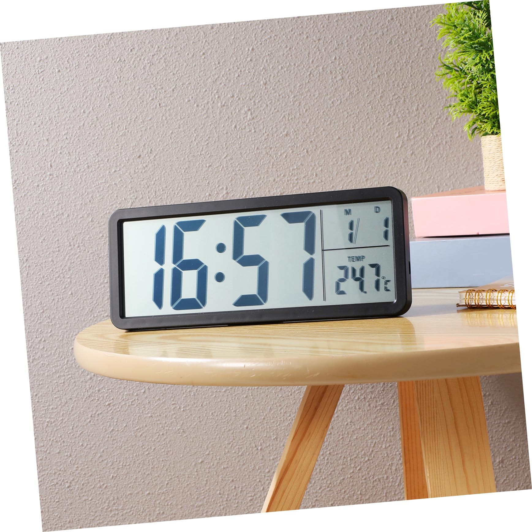 SOIMISS da Parete con Display LED Chiaro Temperatura e Integrati Sensori Ambientali per e Camera da Funzionamento Batteria