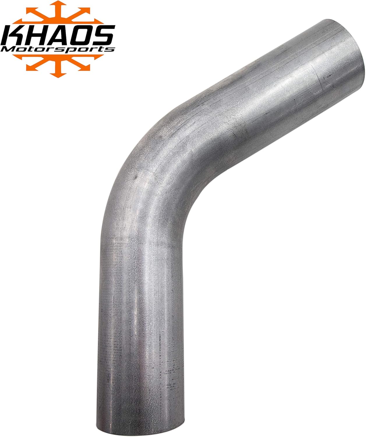 2.5" OD Mandrel Bend Exhaust Elbow .065 16ga Aluminized Mild Steel Khaos Motorsports (2.5" OD 60 Degree Mandrel Bend)