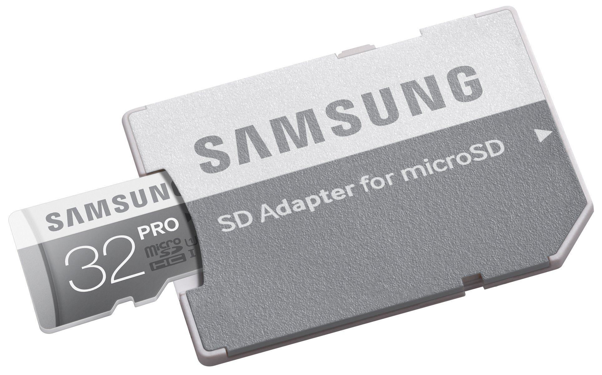 Samsung MB-MG32DA/EU MicroSD Pro Adapt SD da 32 GB, Argento