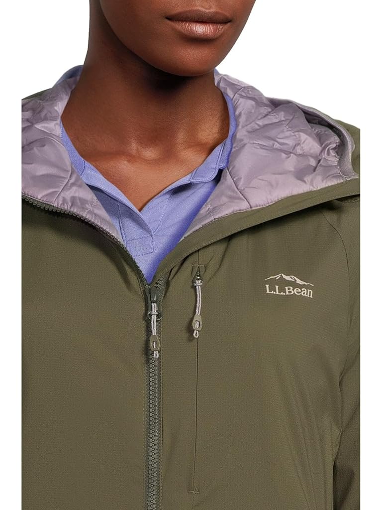 Olive L.L.Bean Primaloft Packaway Air Hoodie