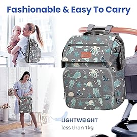 PILLANI Baby Diaper Bag Backpack - Large Bag for Boys & Girls, Waterproof Diaper Backpack - Travel Diaper Bags w/Changing Pad, Baby Registry Search & Shower Gifts - Essentials Must Haves Newborn Stuff