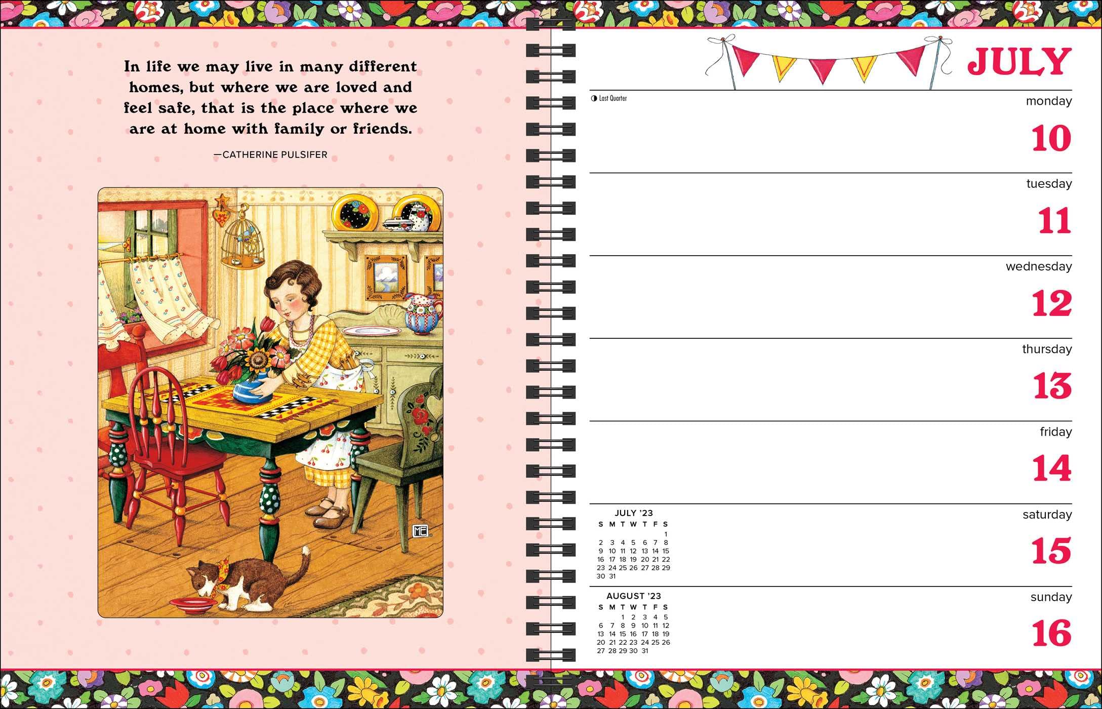 Mary Engelbreit's 12-Month 2023 Monthly/Weekly Planner Calendar