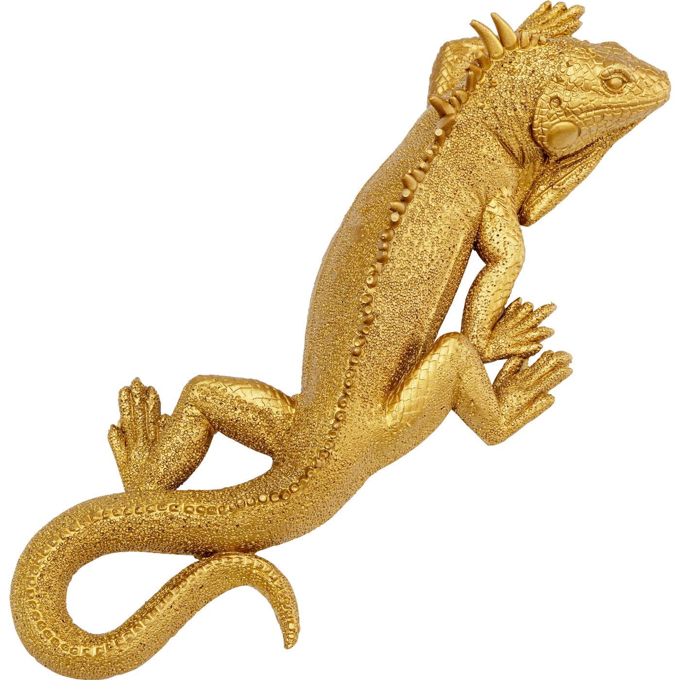 Kare Design Objeto de pared lagarto, oro, decoración mural, Accesorio Elegante, Moderno, Pared, sala de estar, 30x11x6 cm A/L/P