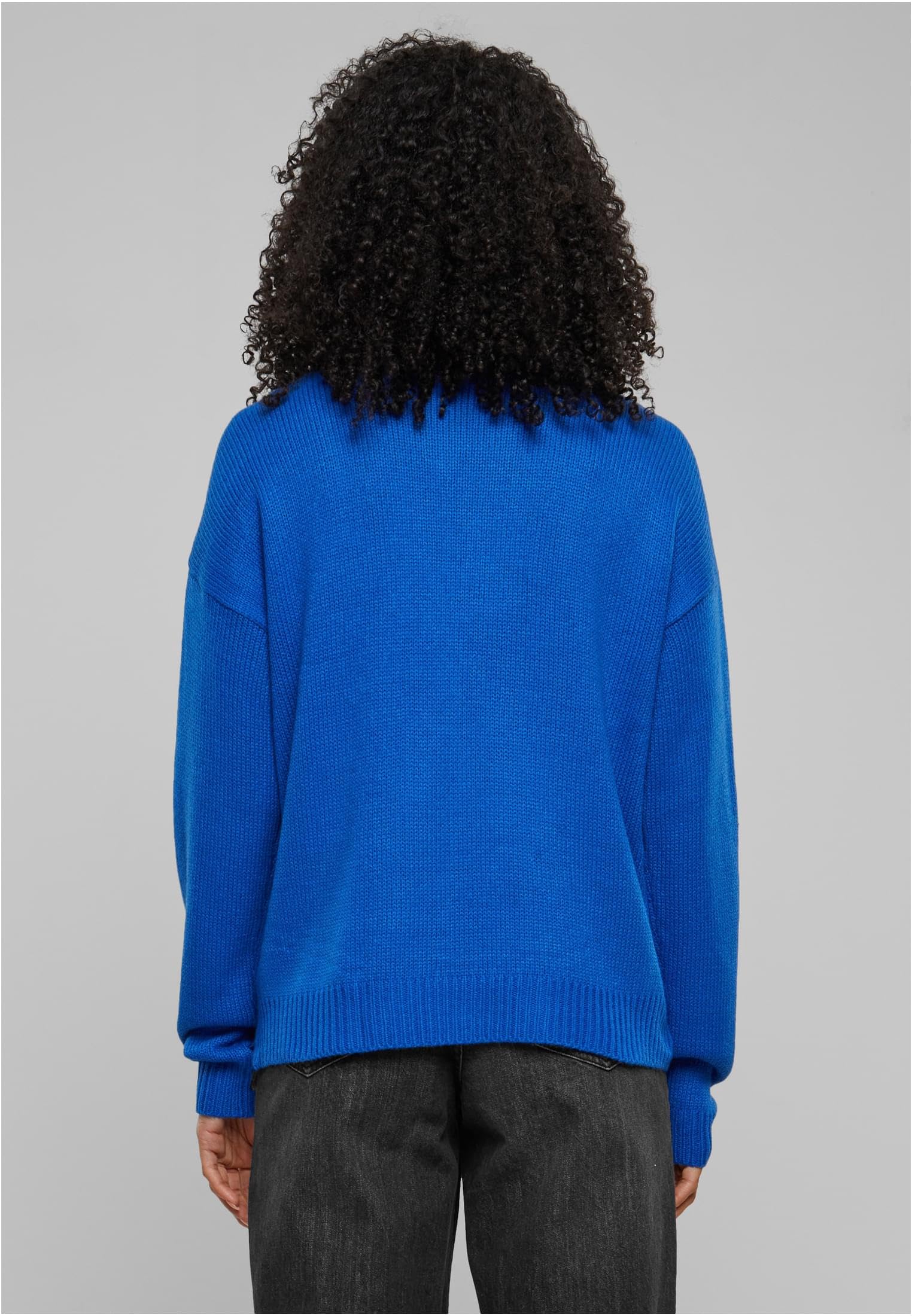 Urban Classics Bluza sportowa Kobiety Damska bluza oversize z turtleneck (1 w zestawie)