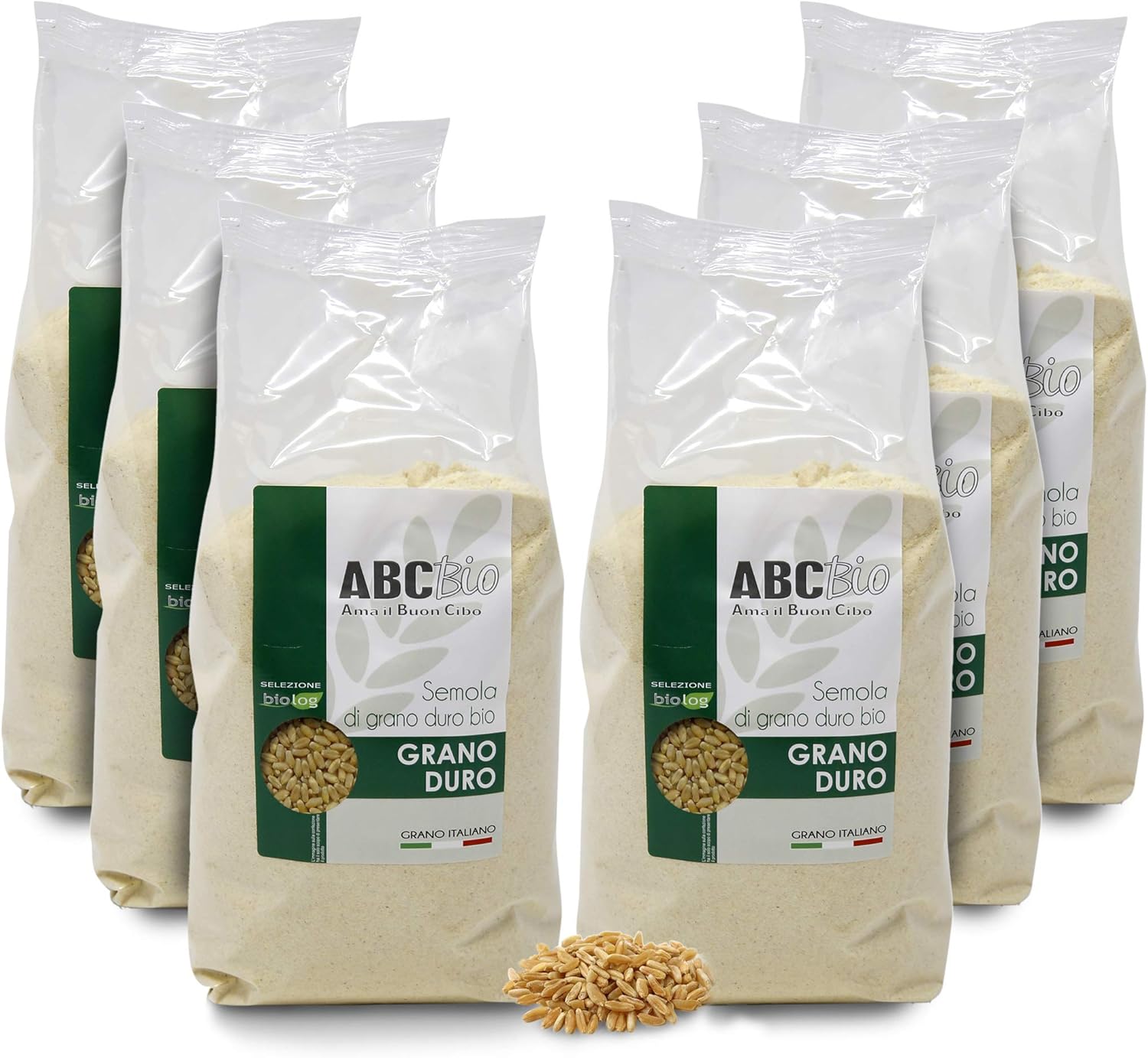 Amazon.com: Carioni Food & Health Durum Wheat Semolina Flour, 1 Kg ...