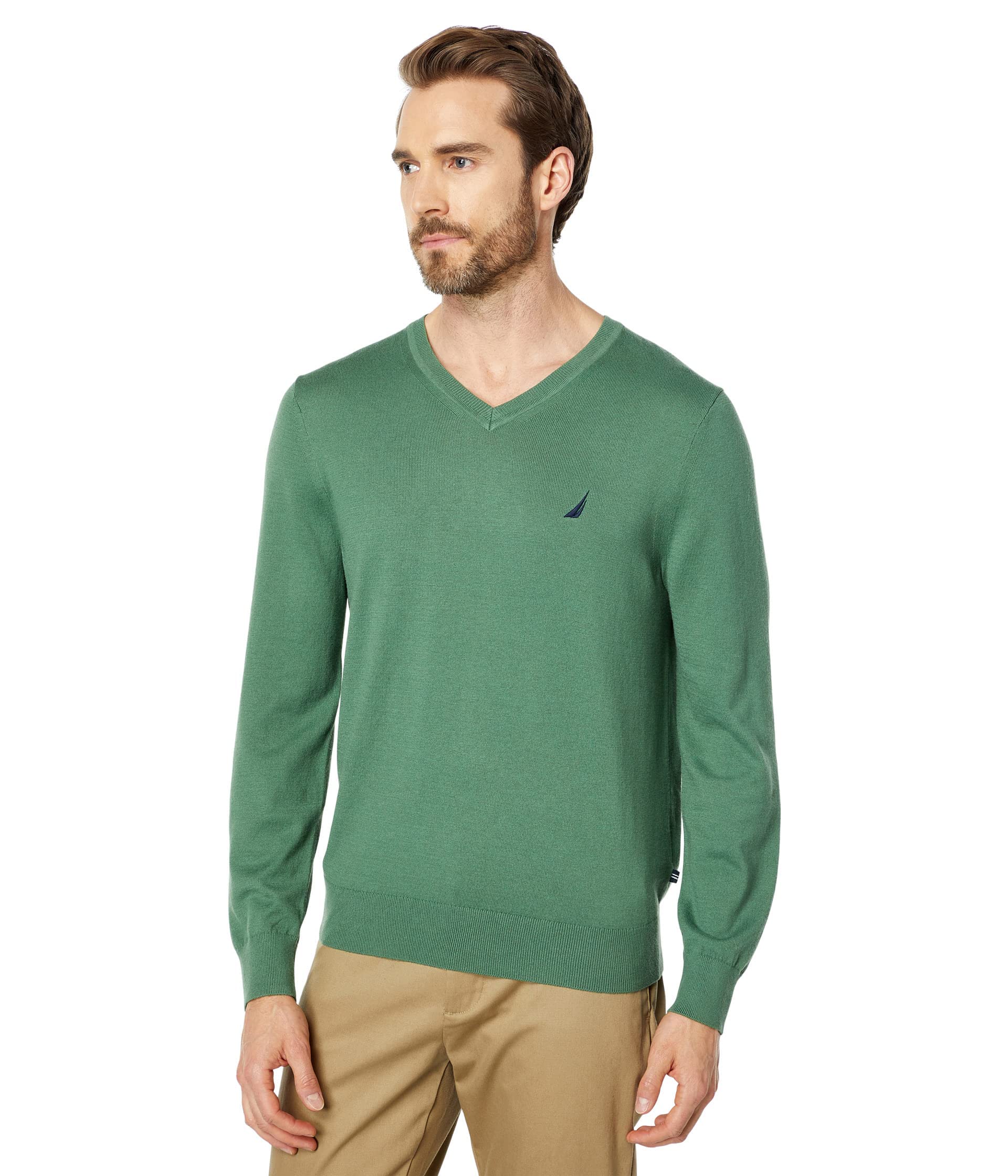 Nautica Navtech - Maglia con scollo a V, edera scura., XX-Large