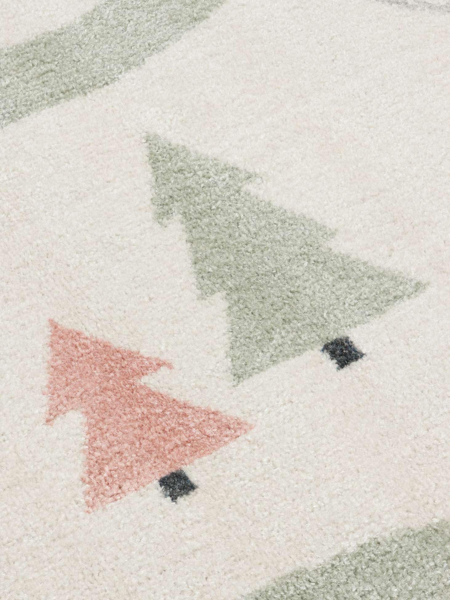 RugVista Road Map Alfombra Infantil, 100 x 160 cm, Blanco/Multi | Modernas, Niños, Rectangular, Pelo corto, Lavado a máquina, Oeko-Tex 100, Sin productos químicos peligrosos, Cuarto del bebé
