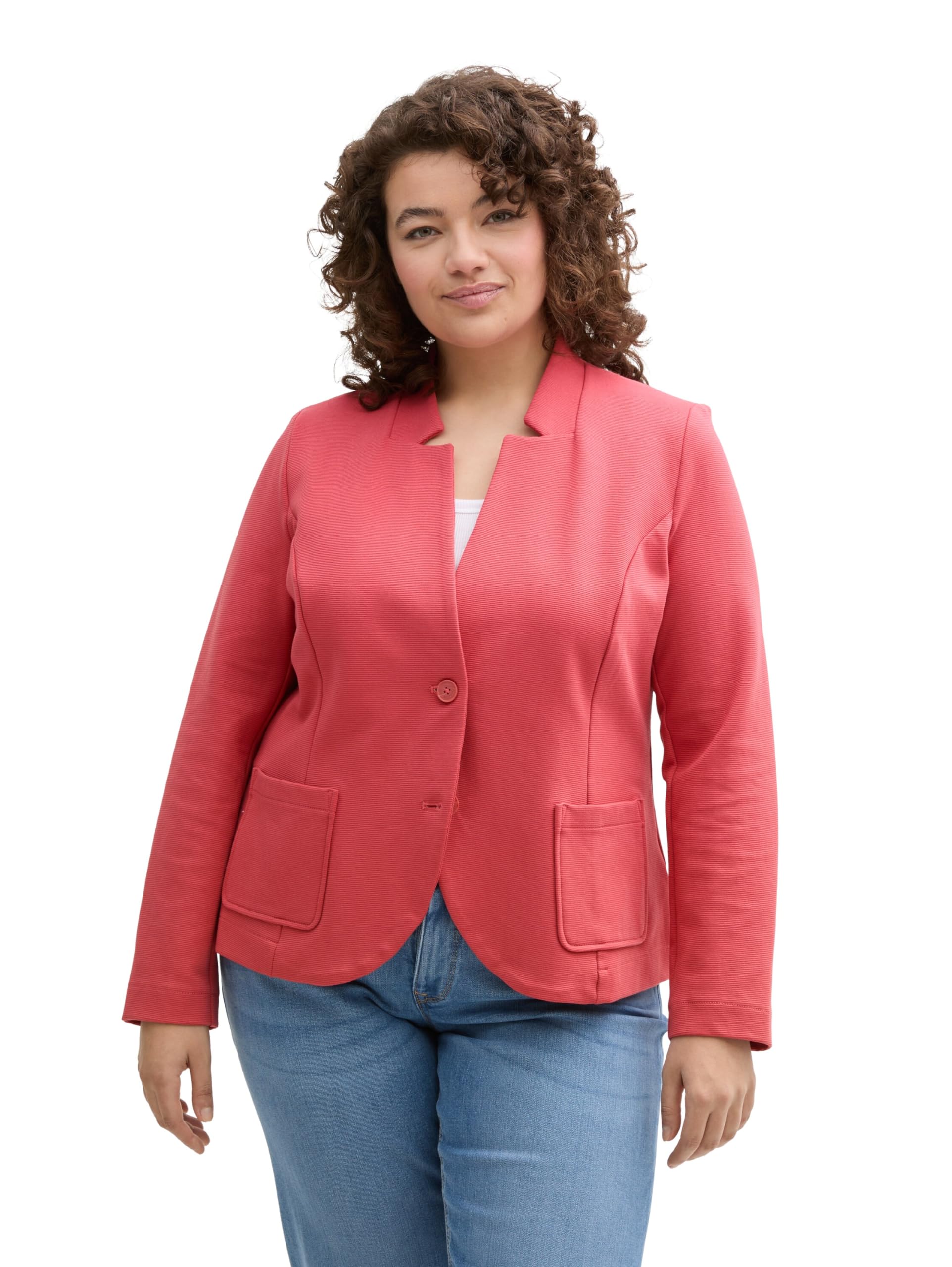 TOM TAILOR Damen Plussize Plus Size - Fitted Blazer