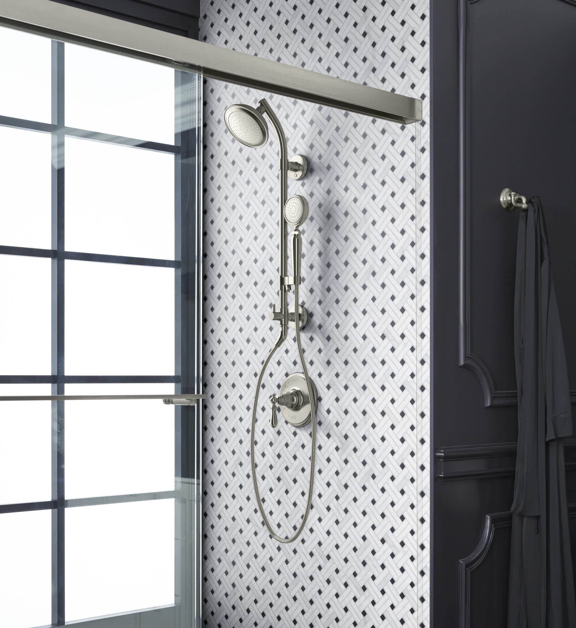 T✨️ KOHLER 45906-TT HydroRail-S Shower Column, Vibrant Titanium