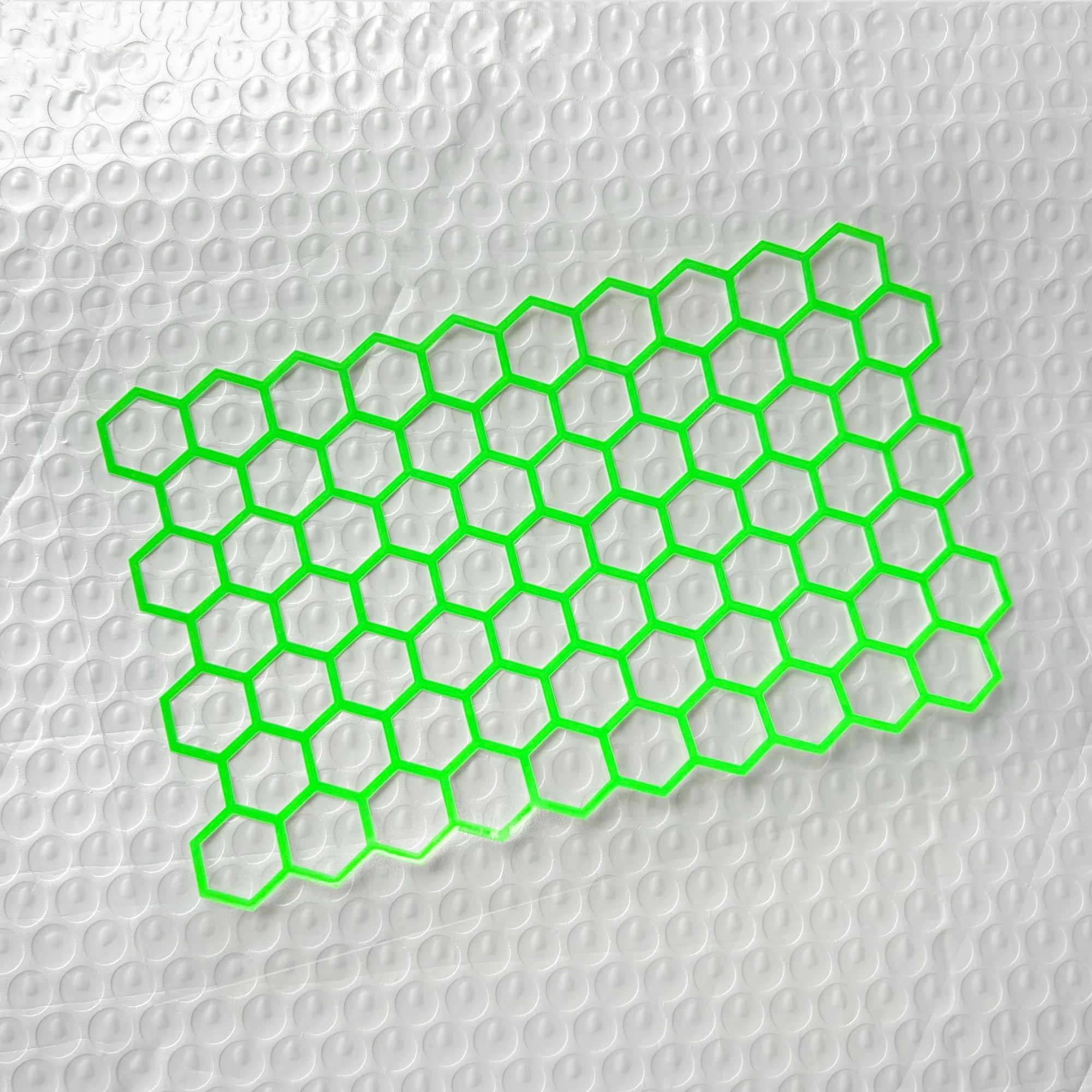 HAfgDJ Motorcycle Stickers Modification Waterproof Honeycomb Reflective Helmet Decal